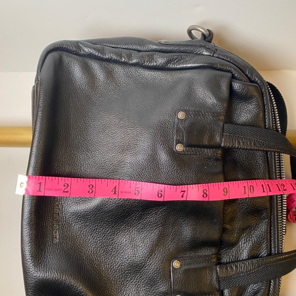 Calvin Klein Black Soft Leather Briefcase - Picture 10 of 13